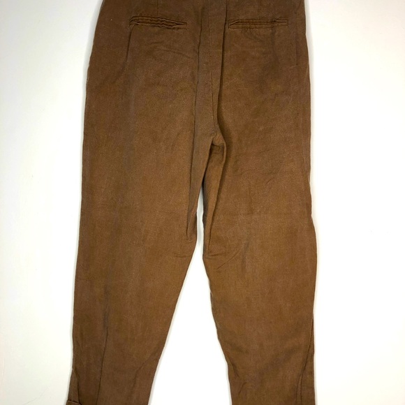 Frank & Oak Tan Textured Pants - Picture 7 of 7